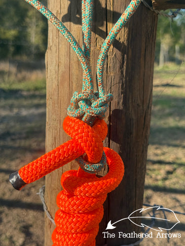 Blazin’ Turquoise Rope Halter